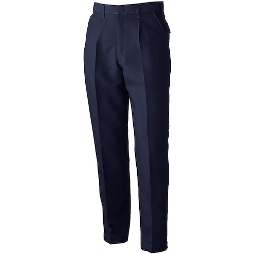 桑和 979 ワンタックスラックス ネイビー 85