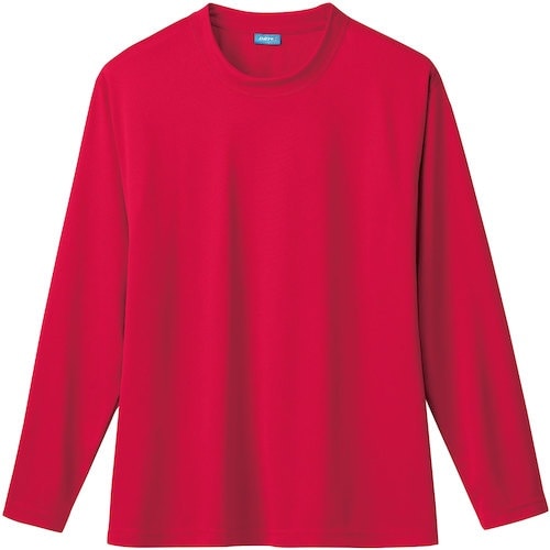 桑和 50382 長袖Tシャツ レッド LL