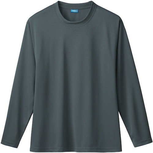 桑和 50382 長袖Tシャツ チャコールグレー