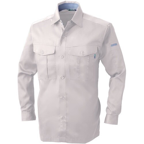 桑和 VA415 長袖シャツ ローズウッド 3L