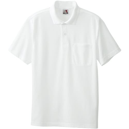 桑和 0027 半袖ポロシャツ(胸ポケット付き)