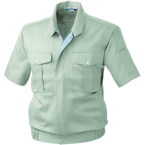 桑和 VA411 半袖ブルゾン モスグリーン M