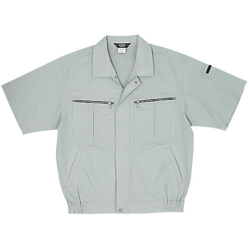 桑和 271 半袖ブルゾン グレー 3L