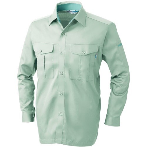 桑和 EC425 長袖シャツ モスグリーン 6L