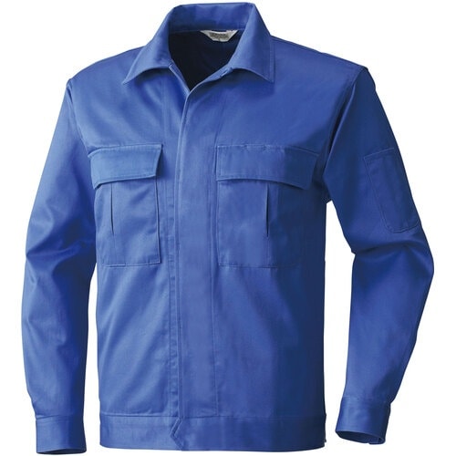 桑和 1002 長袖ブルゾン ブルー 3L