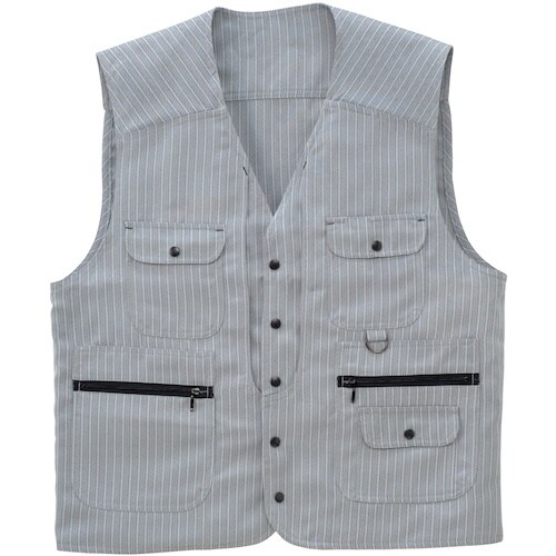 桑和 64016 ベスト シルバーグレー LL