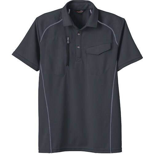 桑和 50587 半袖ポロシャツ(胸ポケット付き)