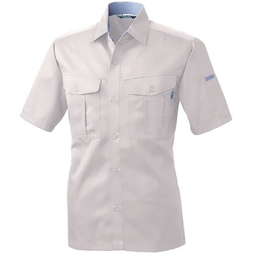 桑和 VA417 半袖シャツ ローズウッド 4L