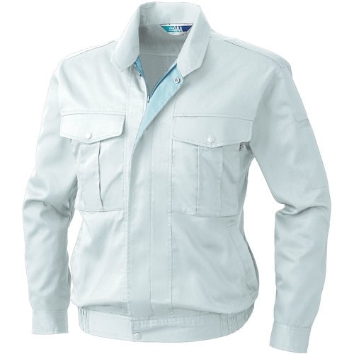 桑和 VA413 長袖ブルゾン シルバーグレー 4