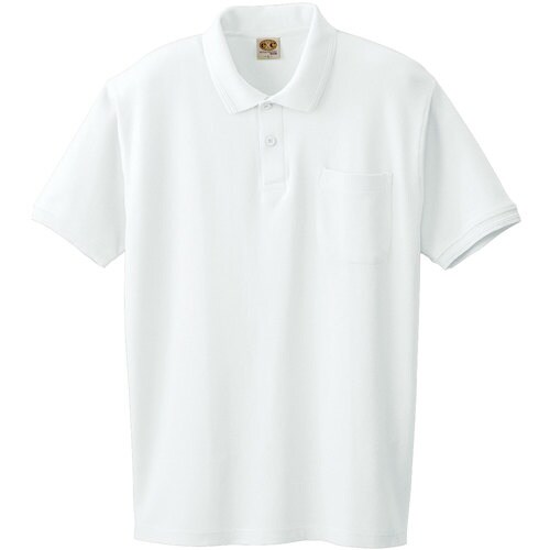 桑和 0097 半袖ポロシャツ(胸ポケット付き)