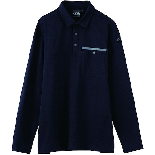 XEBEC 長袖ポロシャツ6675−19−LL デ