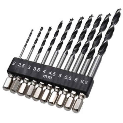 アストロプロダクツ 木工ドリルセット(10本組)