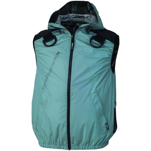 XEBEC 空調服遮熱ハーネスベスト(フード付き)