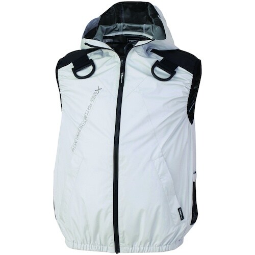 XEBEC 空調服遮熱ハーネスベスト(フード付き)