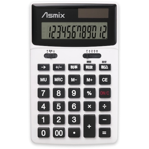 ASKA ビジネス電卓 ホワイト