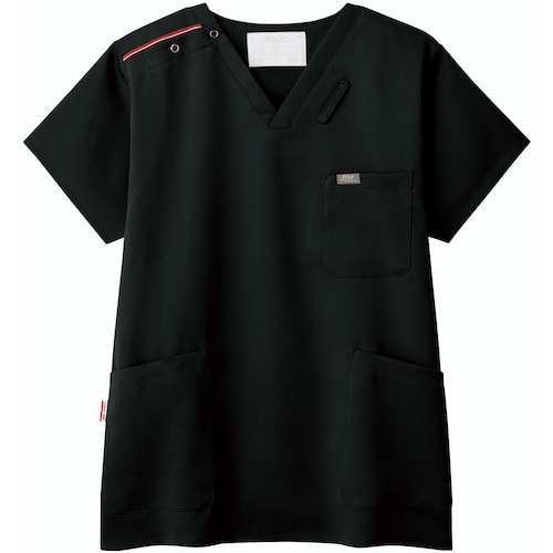 FOLK スクラブ ブラック SS