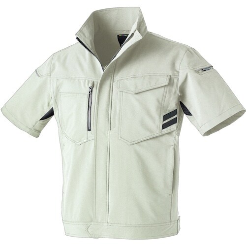 クロダルマ 半袖ジャンパー シルバー M