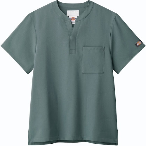 FOLK スクラブ スレートブルー S