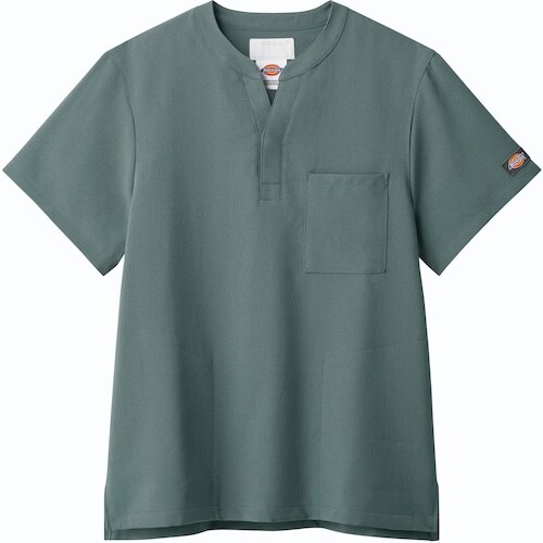 FOLK スクラブ スレートブルー LL