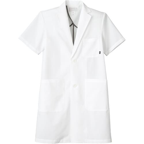 FOLK 男子シングルコート半袖 ホワイト M