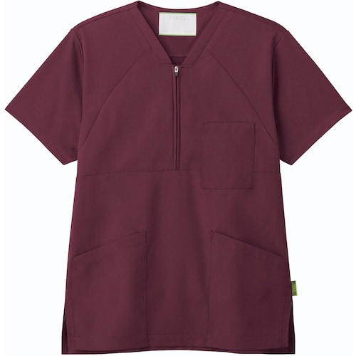 FOLK ジップアップスクラブ バーガンディ 3S