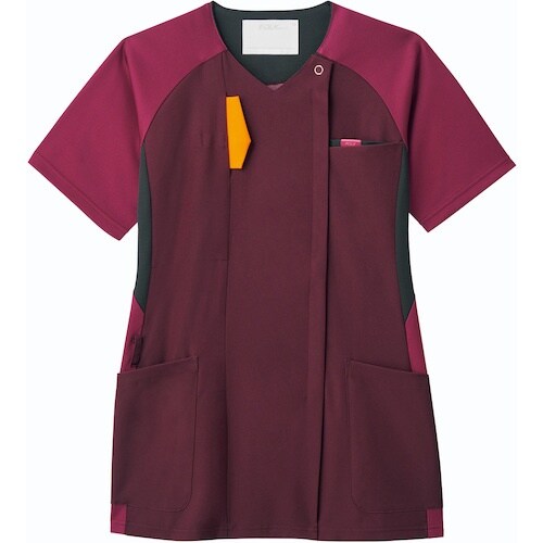 FOLK レディスジップスクラブ バーガンディ L