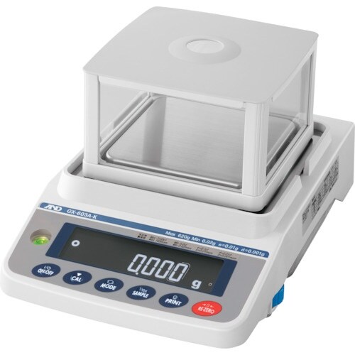 A&D 検定付き 校正用分銅内蔵型電子天びん GX