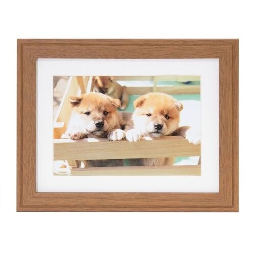 フジカラー 木製額縁 YM−9(ブラウン) キャビ