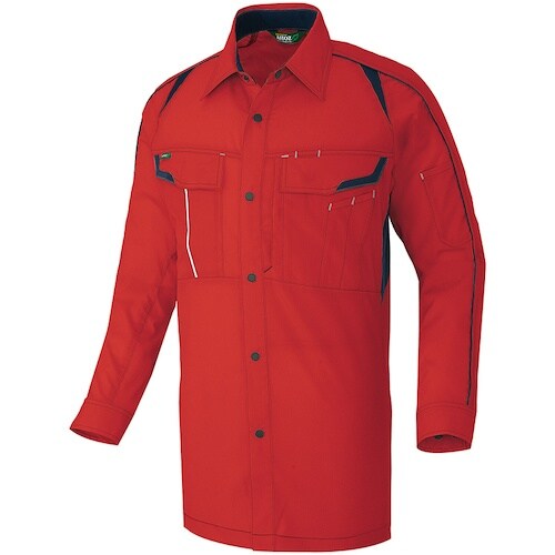 アイトス 長袖ストレッチシャツ(エコワーカーストレ