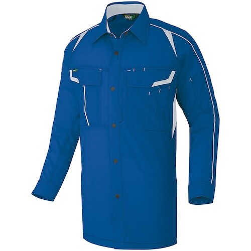 アイトス 長袖ストレッチシャツ(エコワーカーストレ