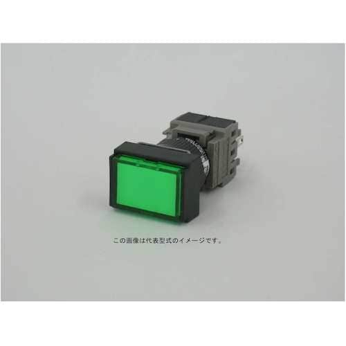 富士電機 コマンドスイッチφ16長角平形照光押しボ