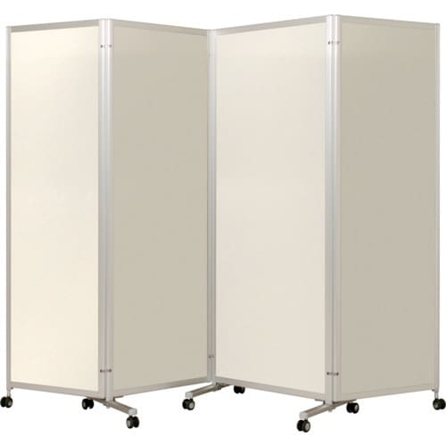 TRUSCO 4連パーテーション H1800 アイ