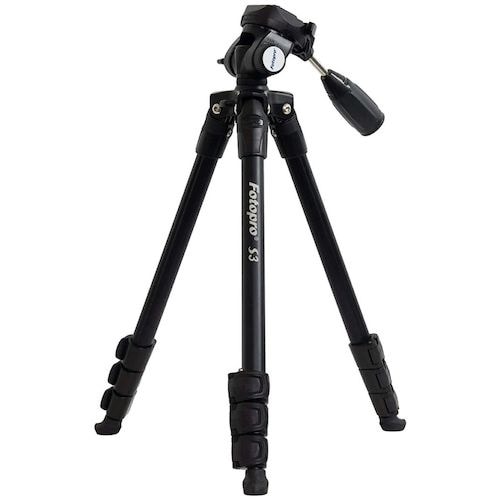 フォトプロ アルミ三脚 S3 ブラック