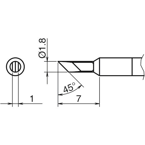 白光 こて先 KN型