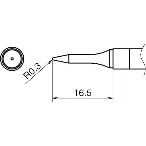 白光 こて先 0.3BS型