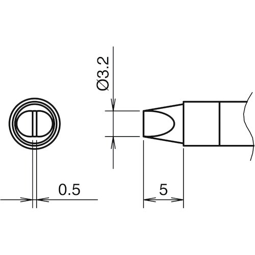 白光 こて先 3.2DS型