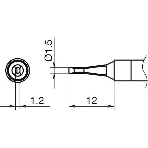 白光 こて先 1.5DLS型