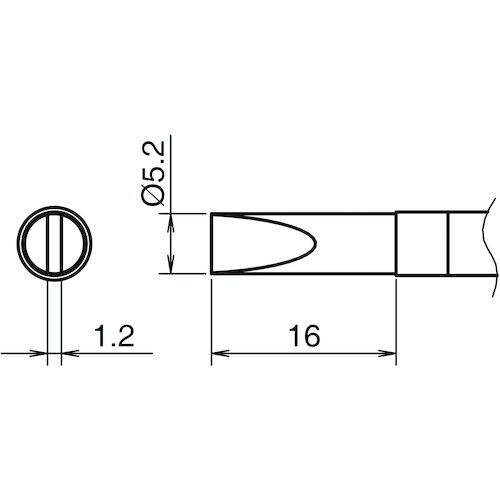 白光 こて先 5.2DL型