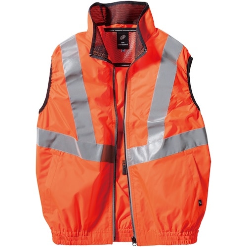 クロダルマ 高視認反射ベスト オレンジ 3L