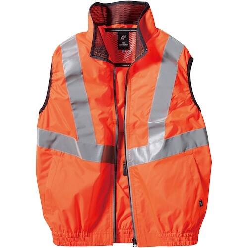 クロダルマ 高視認反射ベスト オレンジ LL