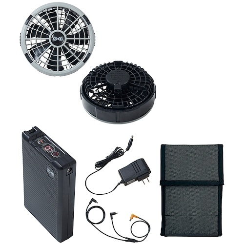 アイトス 空調服用18Vスターターキット(グレー)