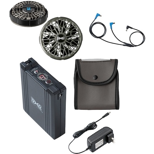 アイトス 空調服用14.4Vスターターキット丸形ジ