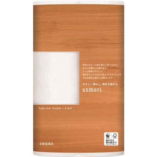 ネピア トイレットペーパー アスモリ6ロール60M