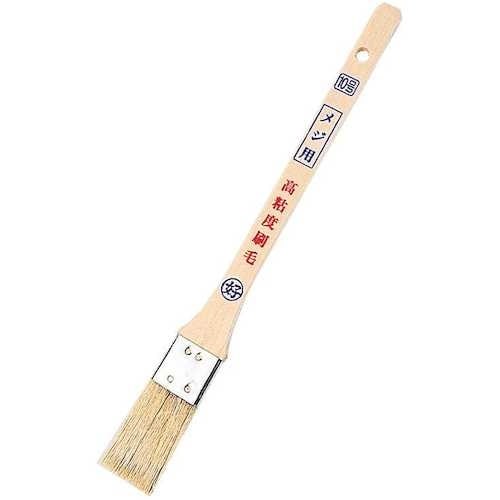 好川産業 白豚毛 メジ用 高粘度刷毛 15号
