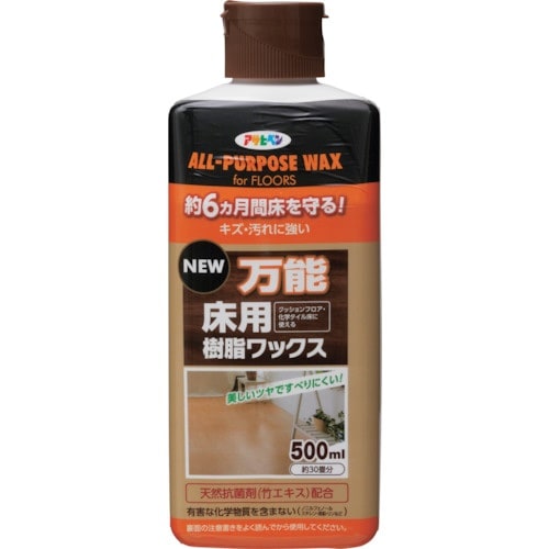 アサヒペン NEW万能床用樹脂ワックス 500ML
