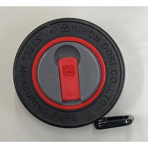 日本度器 ホワイトスチール巻尺 コメット・ミニ 1