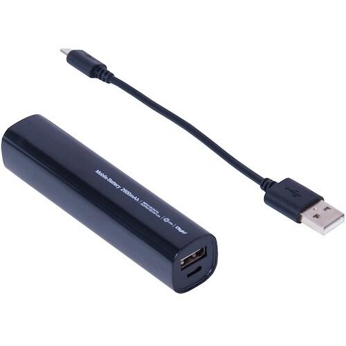 ナカバヤシ モバイルバッテリー/2600mAh/ブ