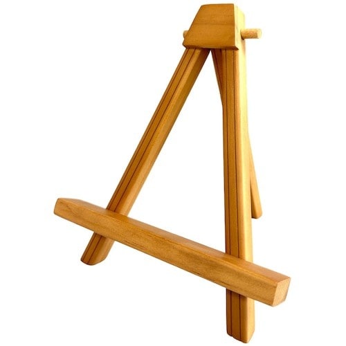 福井金属工芸 木製卓上イーゼル S チーク 658