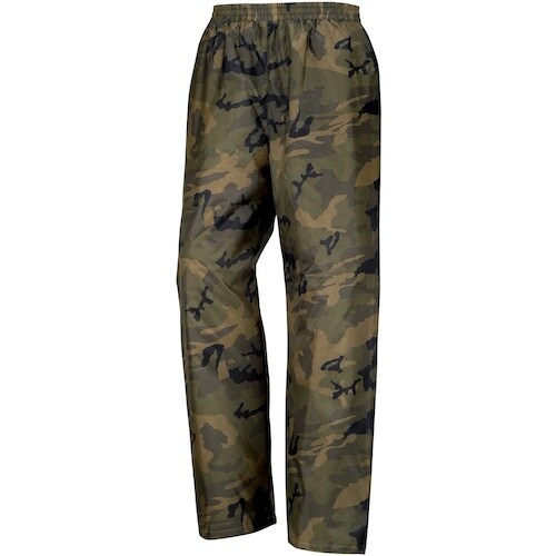 カジメイク プリントキルトパンツNX オリーブカモ