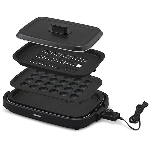 IRIS 296640 網焼きホットプレート 3枚